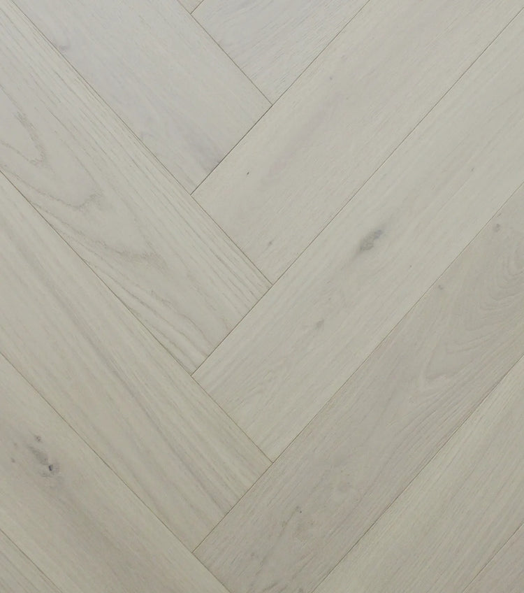 Eco Swish Oak Natura Herringbone Ambient Sand Engineered Flooring