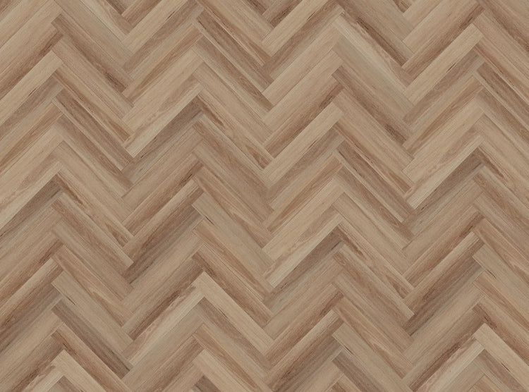 Duro Obsidian 9mm Herringbone Flooring - Black-butt