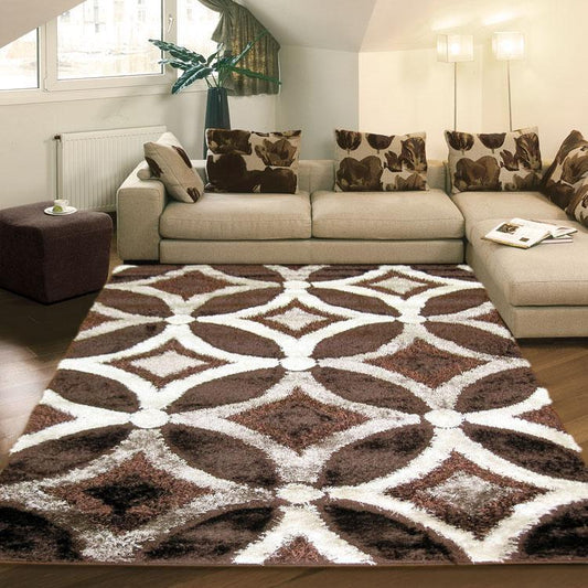 Luxury Shaggy 6048 Brown