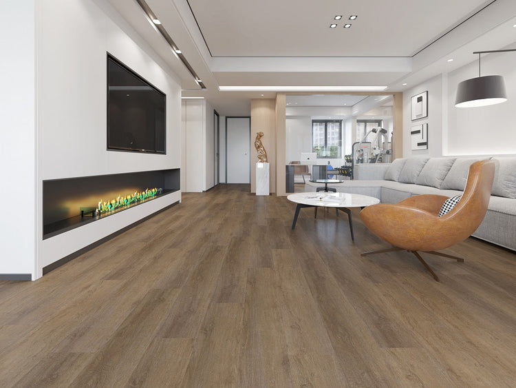 Vinyl Hybrid SPC 8mm FSOV903 Grey Oak