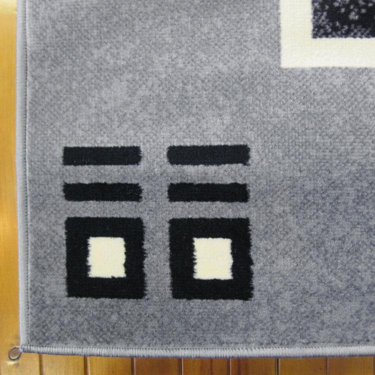 Ruby 6336 Black Hallway Runner