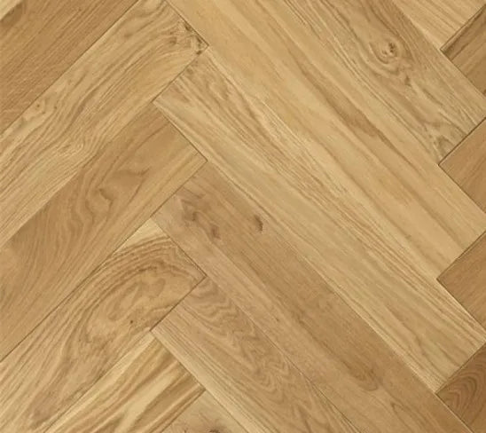 Swish Oak Natura Herringbone French Natural Engineered Flooring