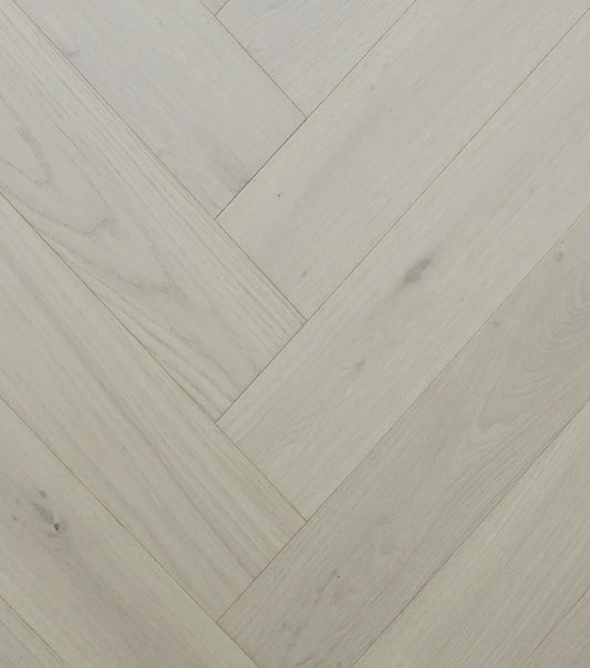 Eco Swish Oak Natura Herringbone Ambient Sand Engineered Flooring