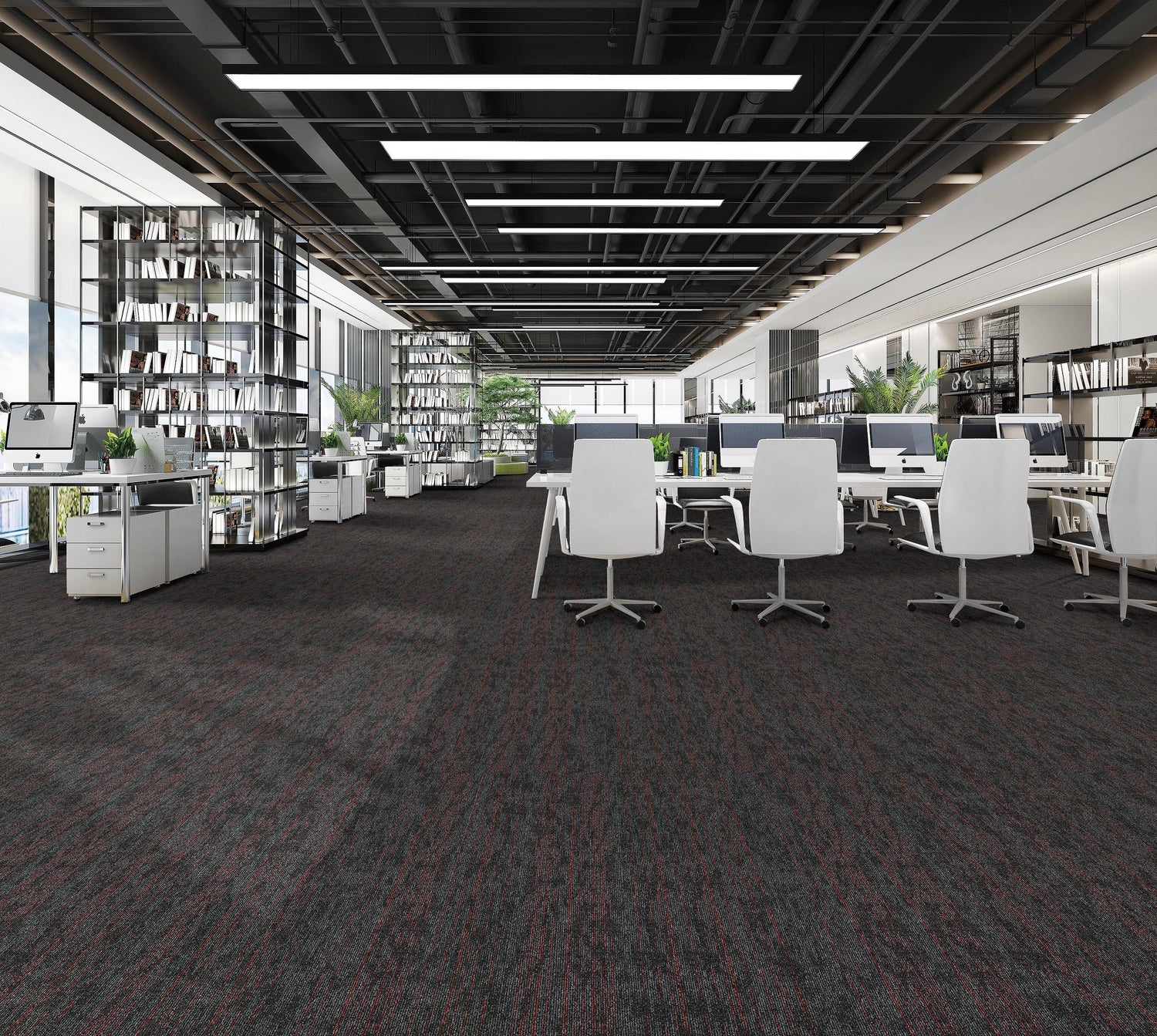 NFD Aurora Plus Crimson Carpet Tile
