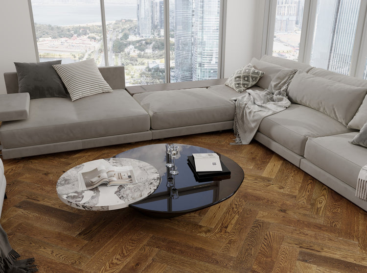 Crosswood Herringbone Engineered Flooring - T5-Cuban