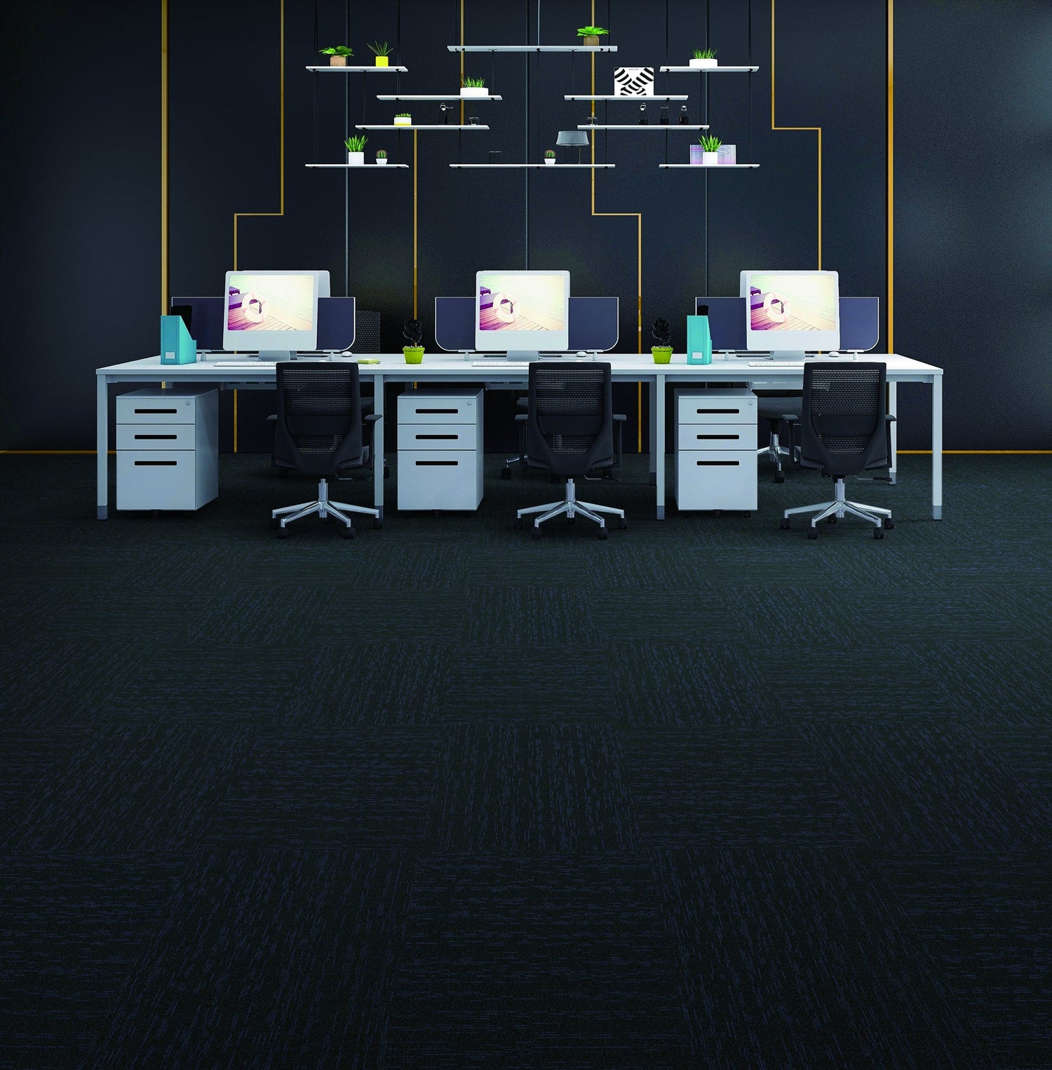 NFD Evolve Peacock Carpet Tiles