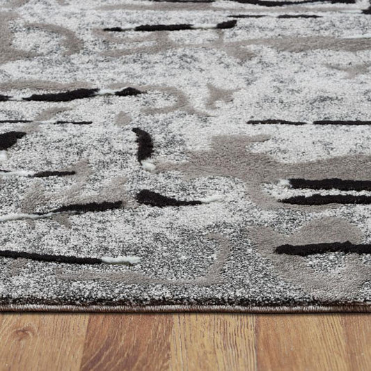 Hudson 9506 Grey Hallway Runner