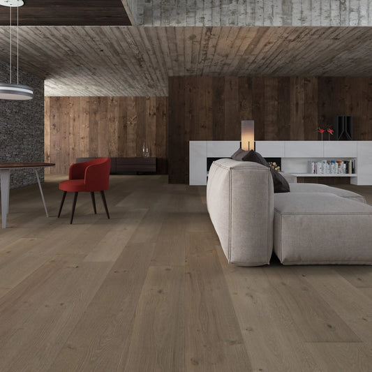 Eco Swish Oak Natura Handcrafted Misty Quartz Engineered Flooring