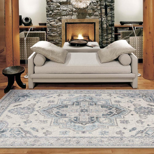 Newport 8478 Blue Hallway Runner