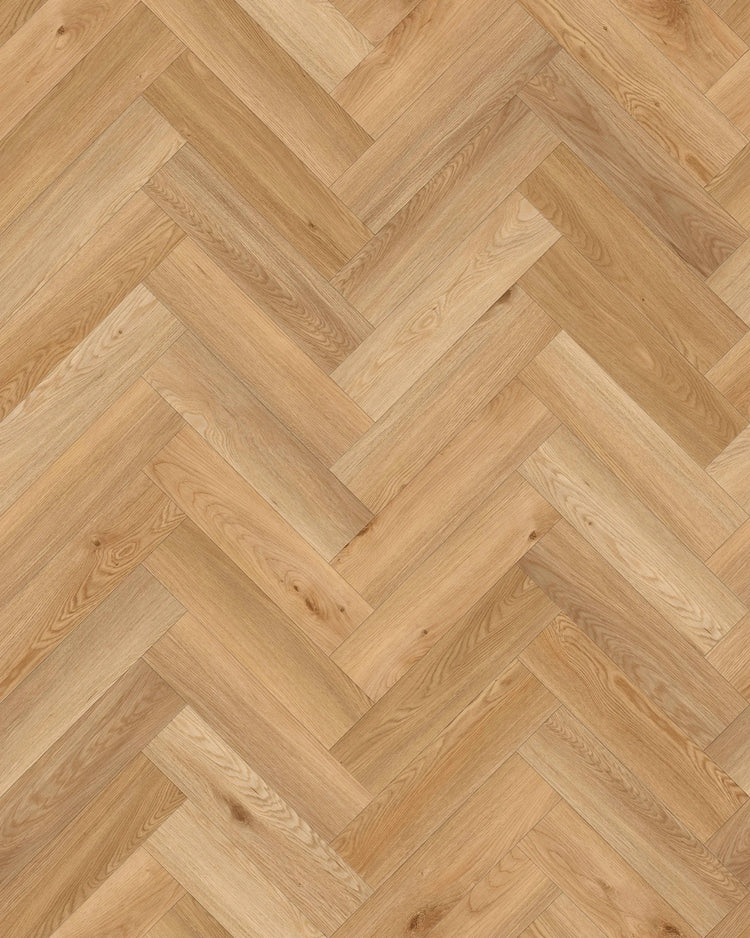 Eco Ornato Herringbone Oak Saffron Hybrid Flooring