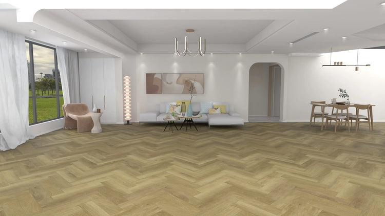 Eco Ornato Herringbone Oak Sofia Hybrid Flooring