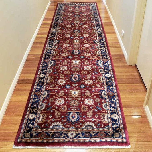 Persian 1260 Red Hallway Runner