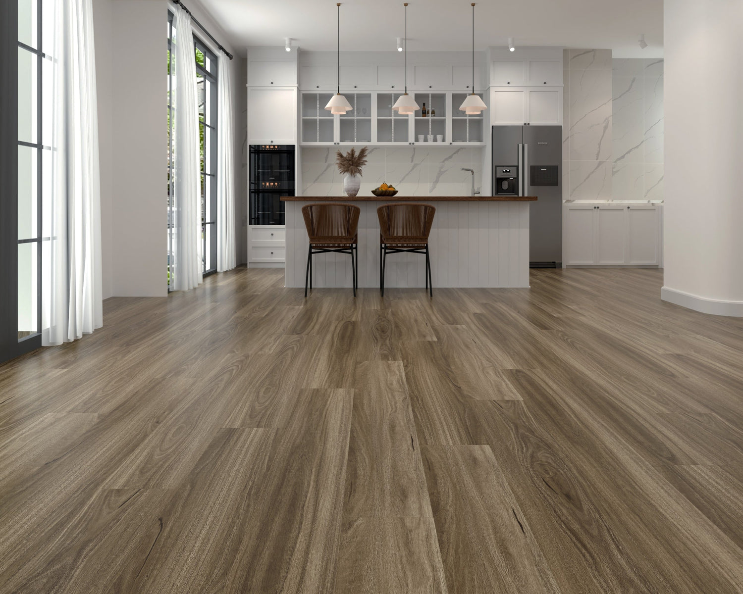 NFD Luxe Grain 8mm QLD Spotted Gum Laminate Flooring