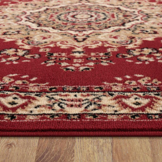 Ruby 3104 Red Hallway Runner