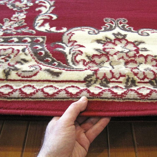 Ruby 6151 Red Hallway Runner