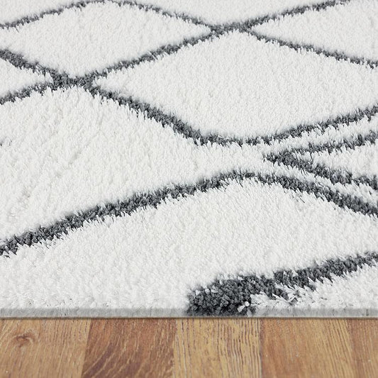 Sorento Shaggy 346 Cream Hallway Runner