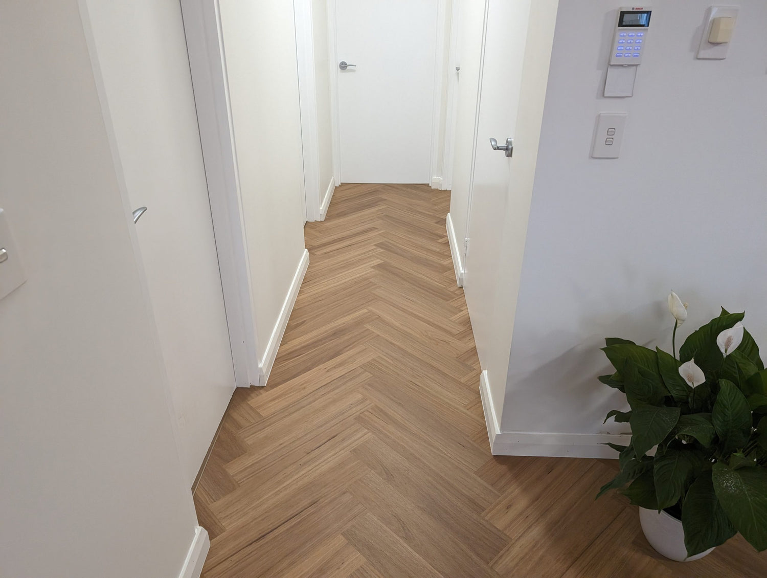 Belle Vie Herringbone Blackbutt Hybrid Flooring