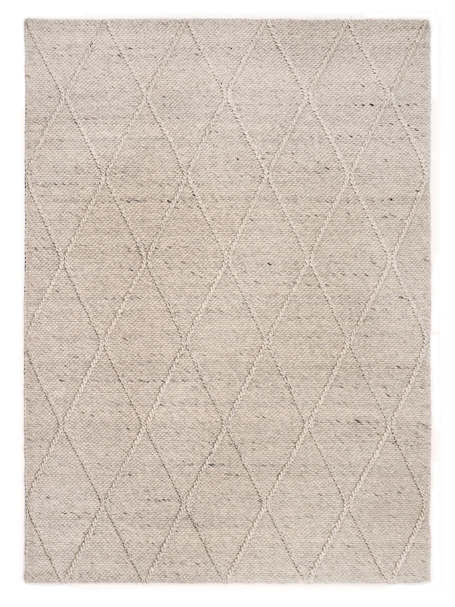 Hallie rug in Steel – full rug view
