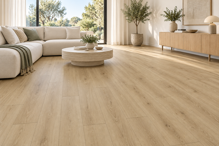 leyton 8mm hybrid pale wheat digitally styled room visual