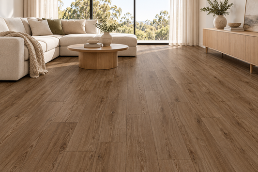 leyton 8mm hybrid roasted chestnut digitally styled room visual