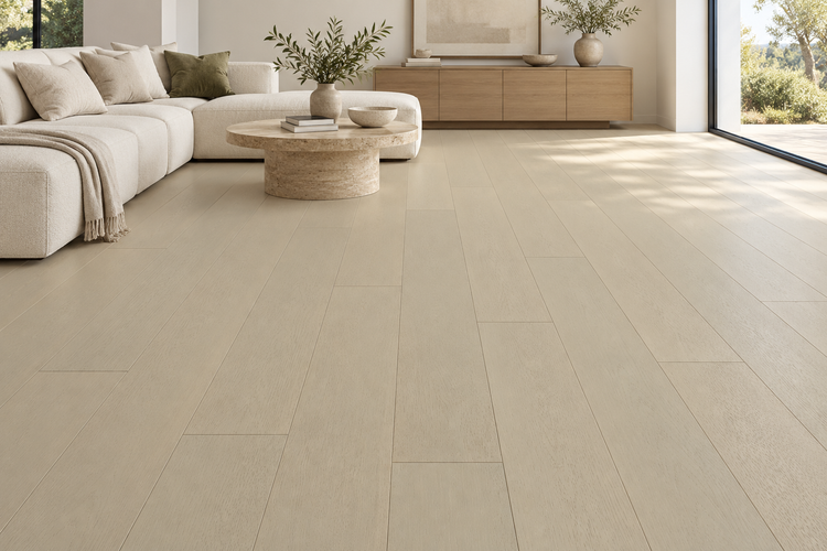 leyton engineered long plank alabaster digitally styled room visual