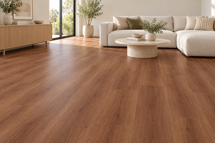 leyton laminate 1 2m tasman walnut digitally styled room visual