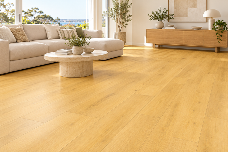 leyton laminate 1 5 aqua pro sunbleached digitally styled room visual