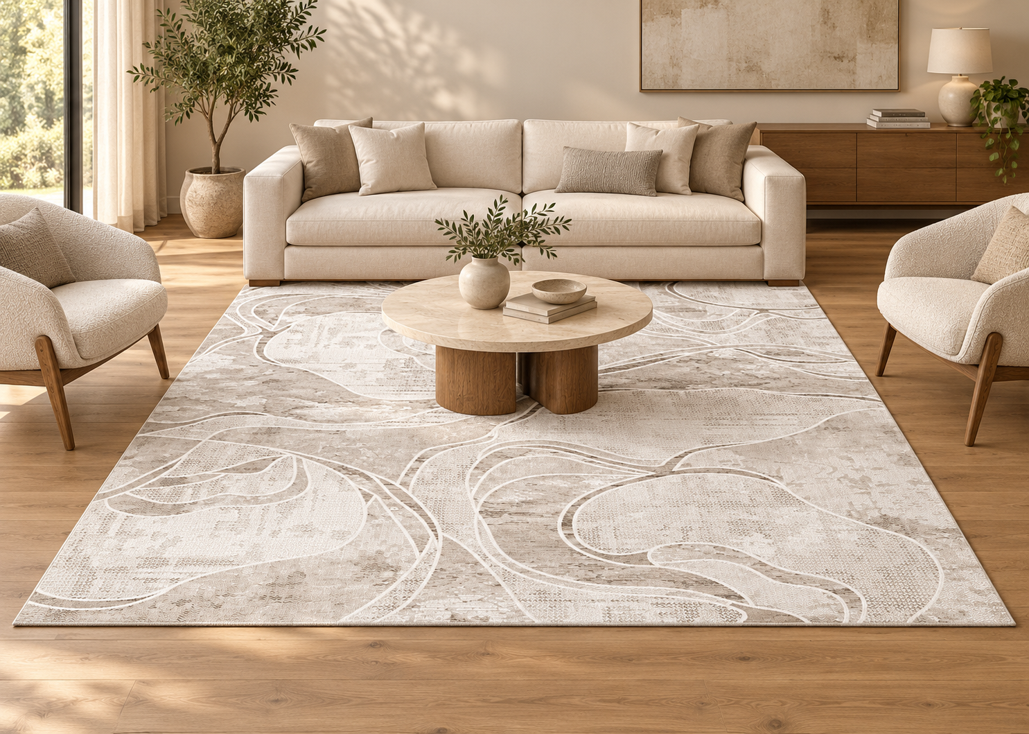 Mable L02A living room — digital room visualisation