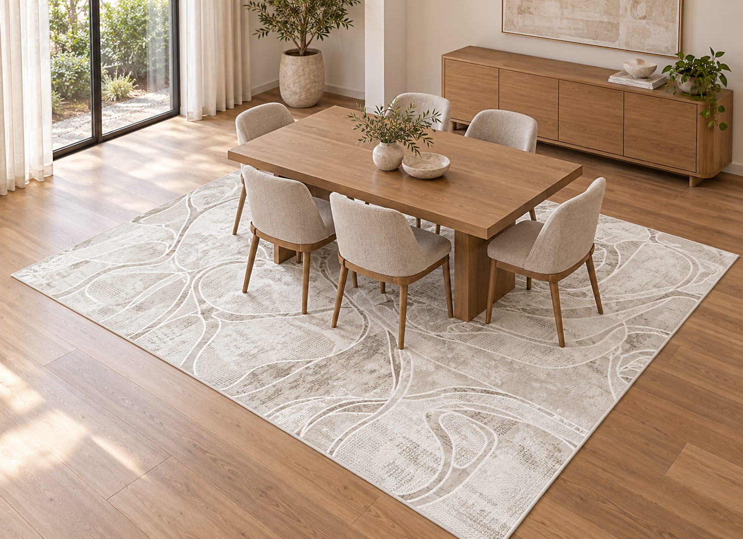 Mable L02A dining room — digital room visualisation