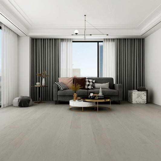 Project Oak Pearl White Engineered Timber Flooring