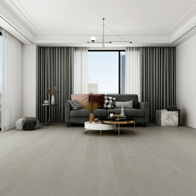 Project Oak Pearl White Engineered Timber Flooring