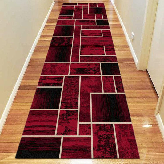 Ruby 2119 Red Hallway Runner