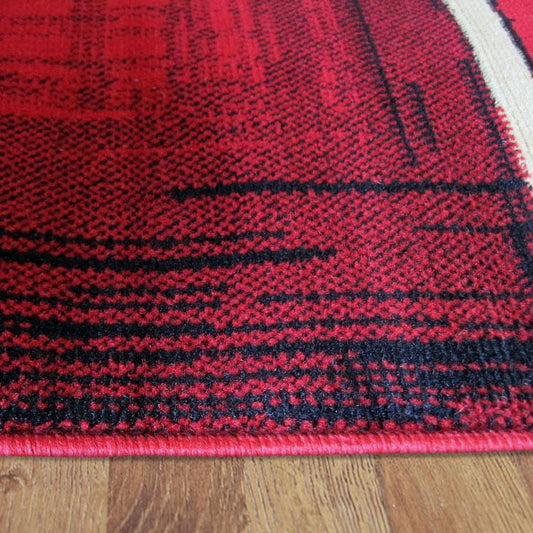 Ruby 2119 Red Hallway Runner