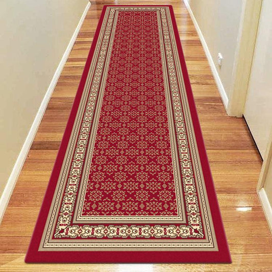 Ruby 6334 Red Hallway Runner